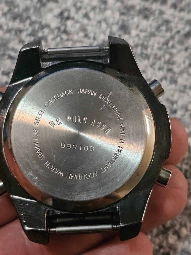 U.S. Polo Assn. Men’s Watch Digital Analog Dual Time Wristwatch. US9105