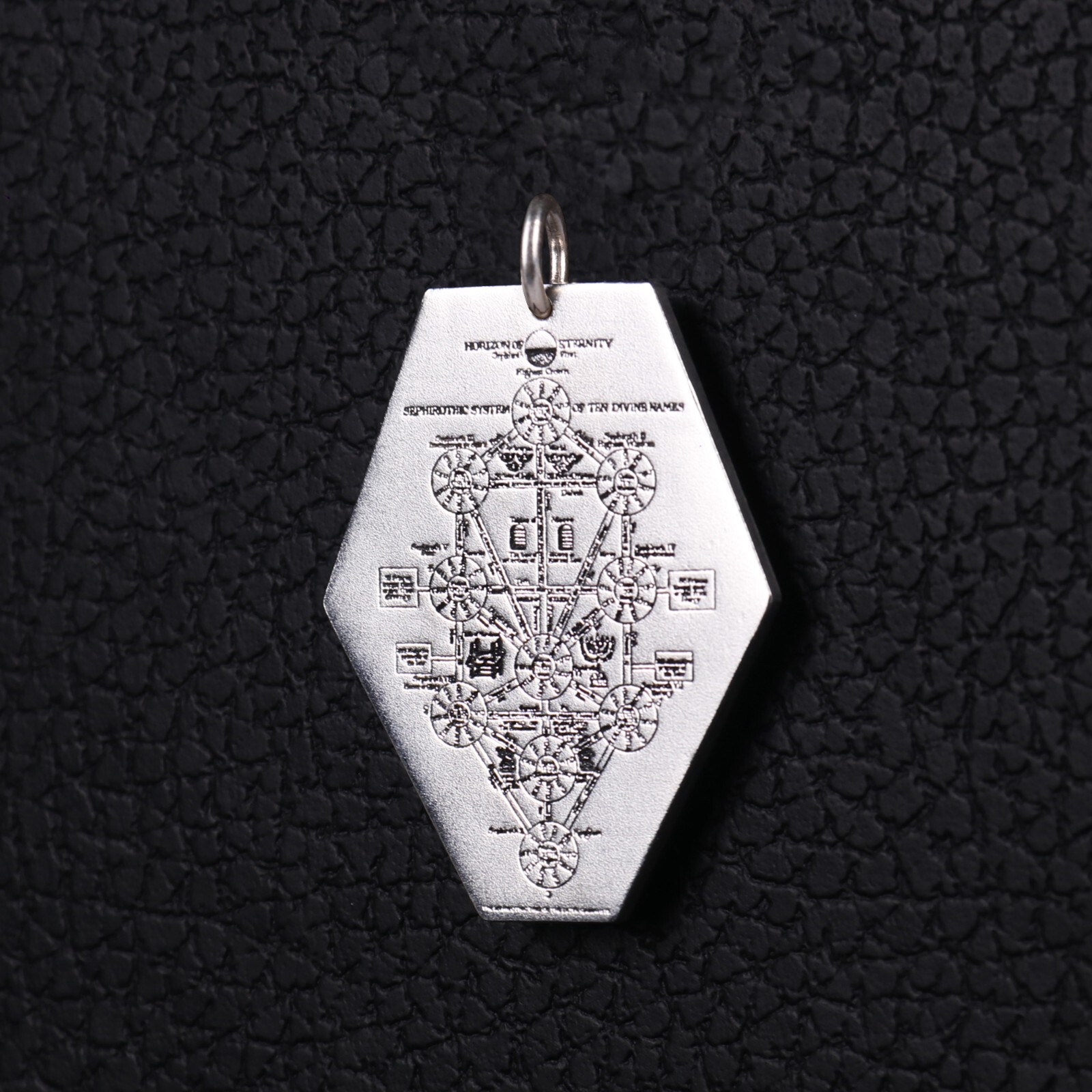990 Sterling Silver Neon Genesis Evangelion Dead Sea Scrolls Necklace Pendant