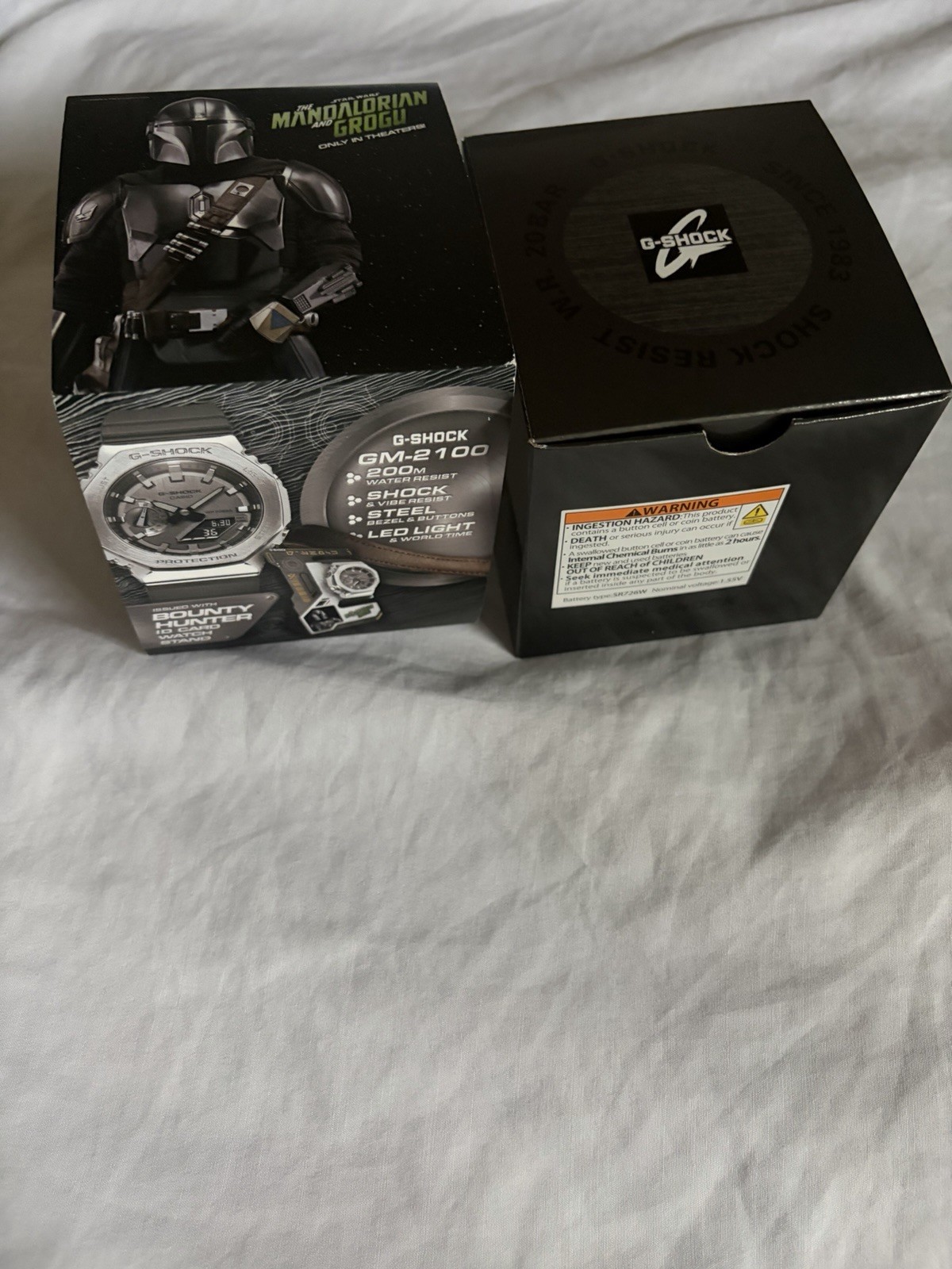 Casio G-SHOCK GM-2100 Star Wars Mandalorian & Grogu 200m Box Manual