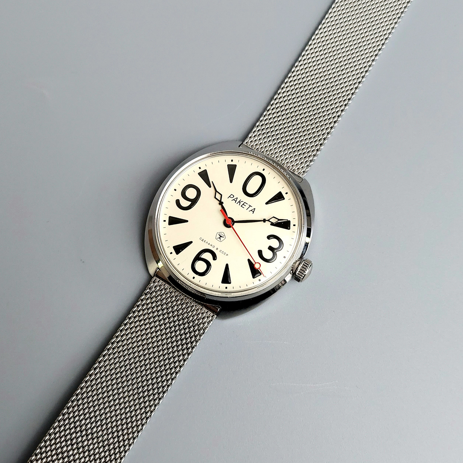 Soviet Vintage Wristwatch RAKETA BIG ZERO Mechanical Men’s Watch Serviced
