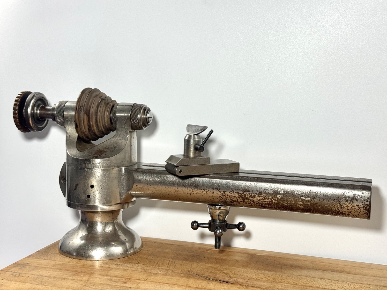 WD Clement 10mm Swivel Bed Watchmakers Lathe 8mm Adapter! Early Model to Restore