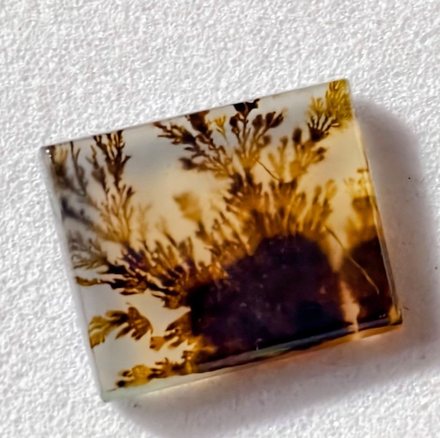 2.40 Cts Natural Shazar Dendritic Agate Cabochon Gemstone 10.7×8.9×2.1 MM