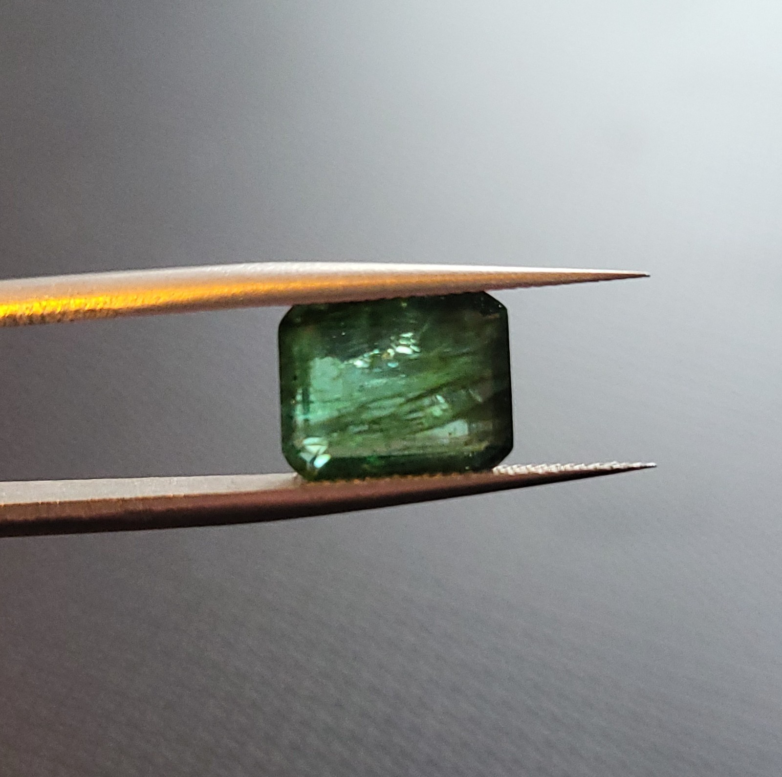 Stunning Natural Untreated Certified Ideal Dark Green Zambian Emerald 4.10ct