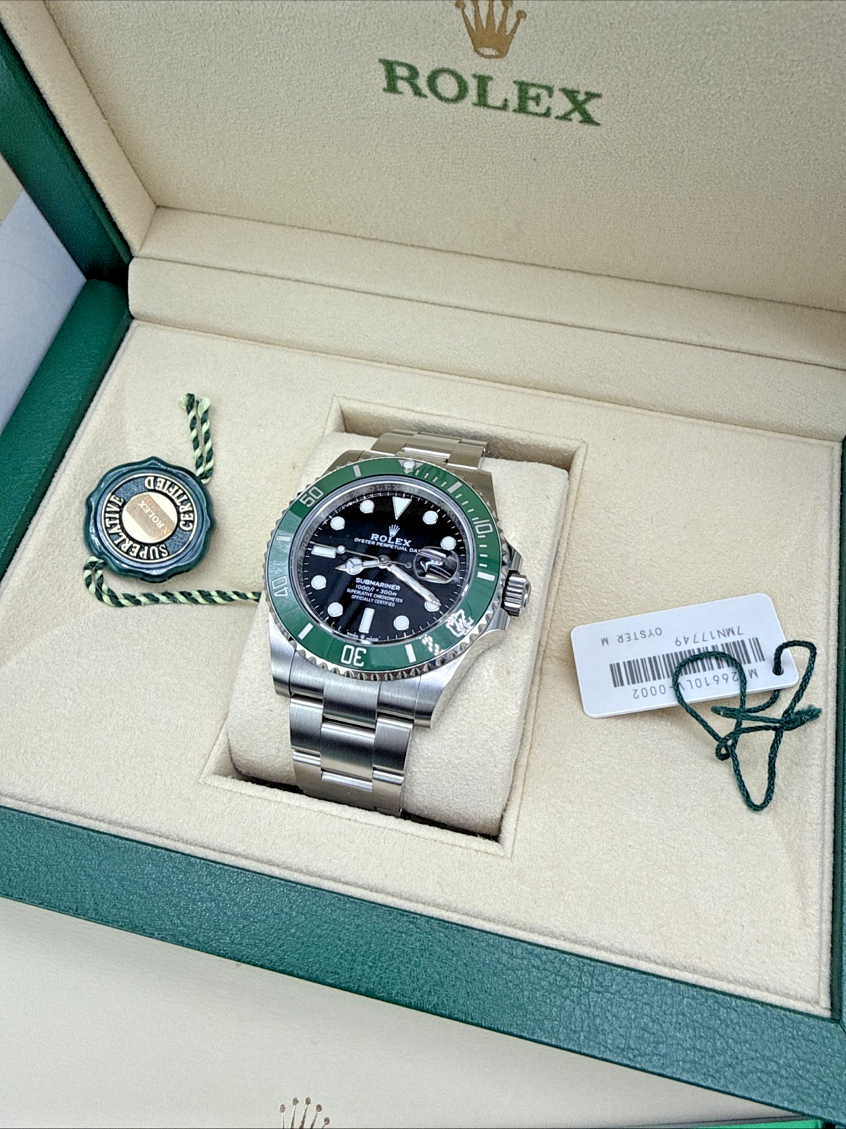 Rolex 126610LV Starbucks Submariner 2023 Complete