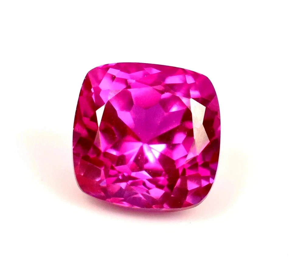 Natural Pink Ruby Cushion Cut Loose Gemstone 12 Ct+ EGL Certified