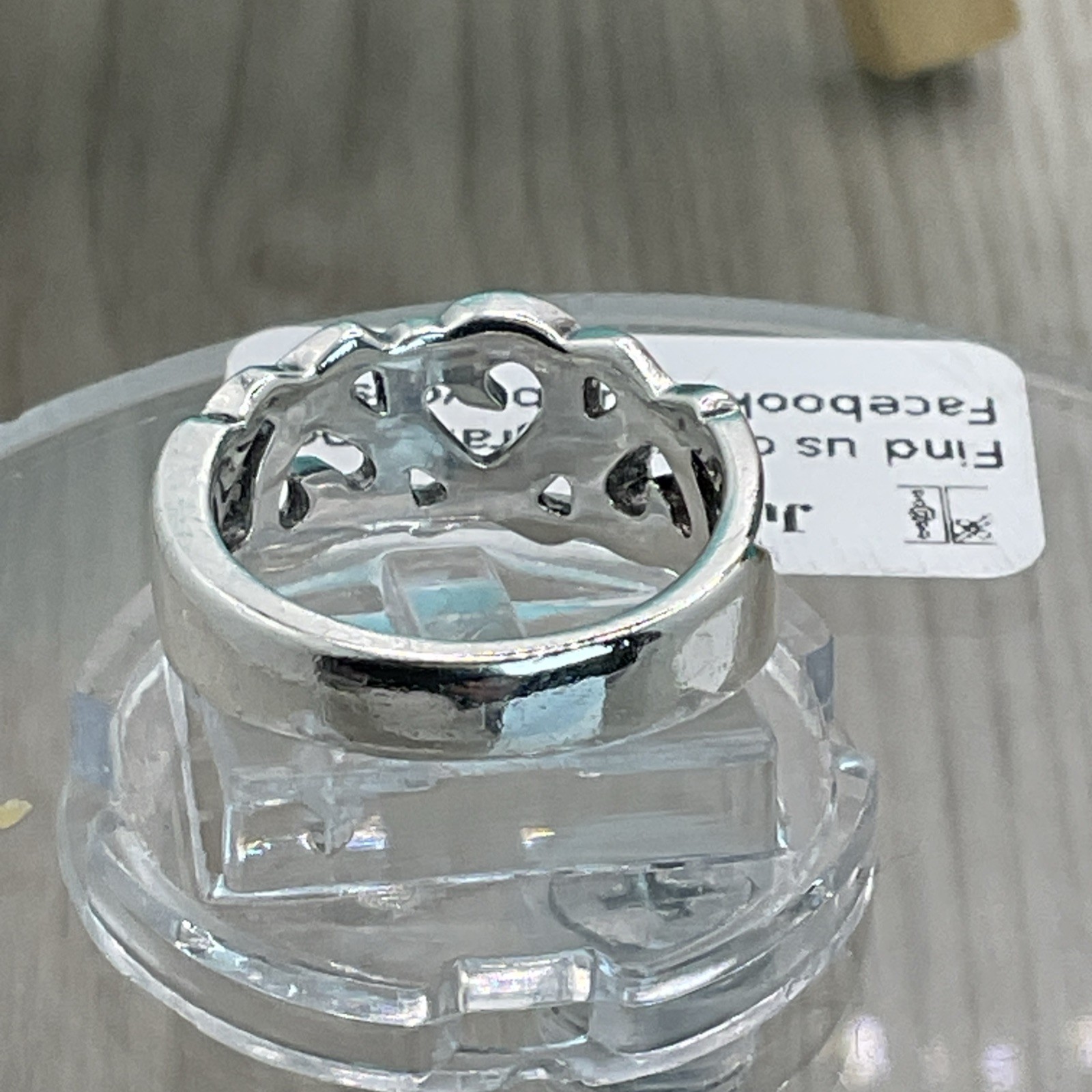Tiffany & Co. Palomo Picasso Loving Hearts Ring. Size: K US: 5 U: 50 No: 10