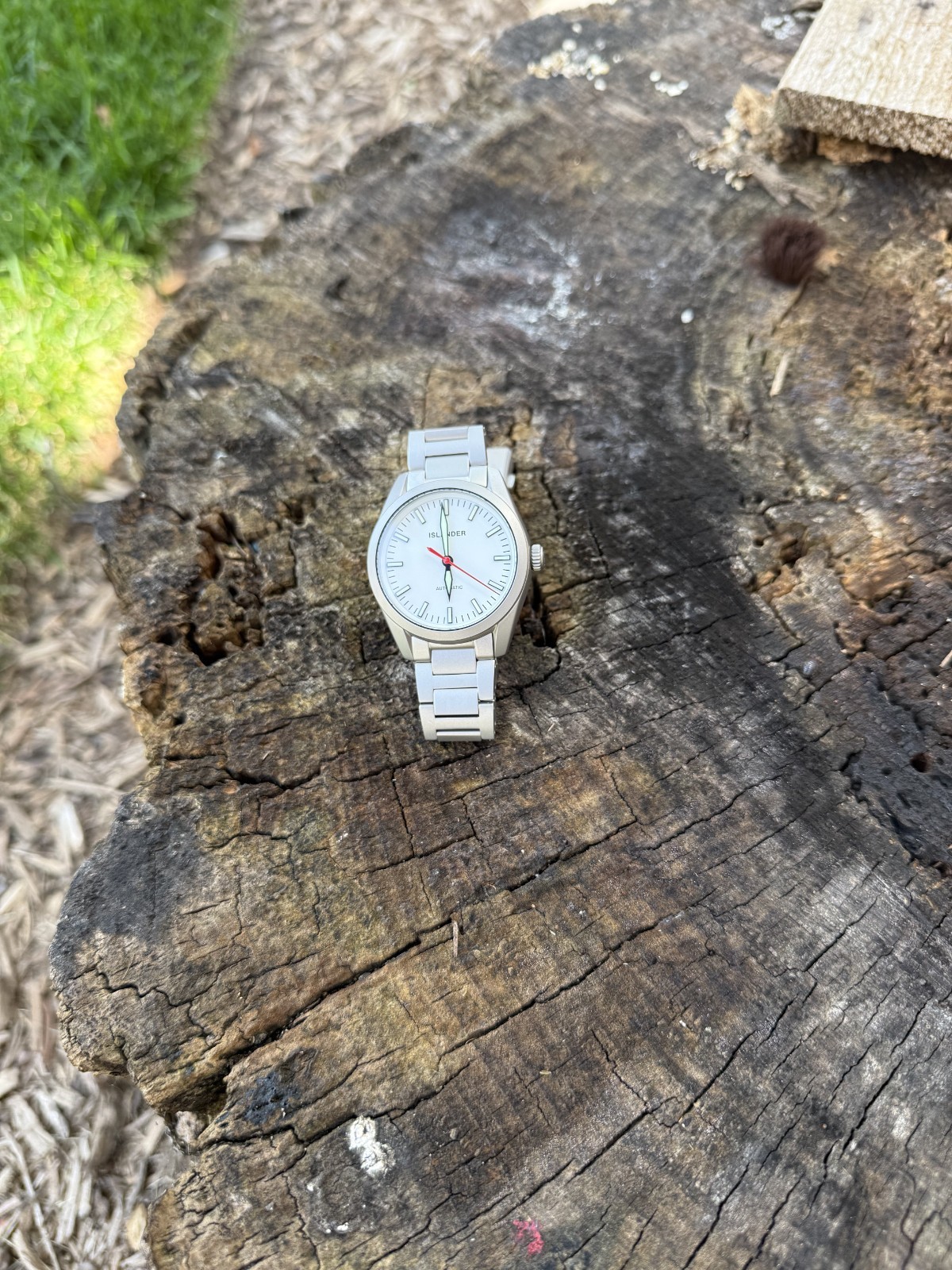 Islander Thunderbolt Pilot Watch with White Dial #ISL-343