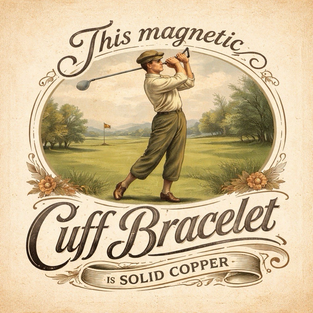 Women’s 7″ Solid Copper Magnetic Cuff Bracelet CBM225- 1/4 of an inch wide.