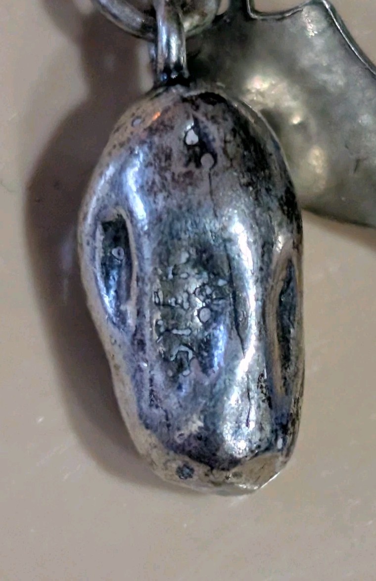Sterling Silver 3D Potato Charm Spud Vegetable 925 From Coeur d’Alene Idaho