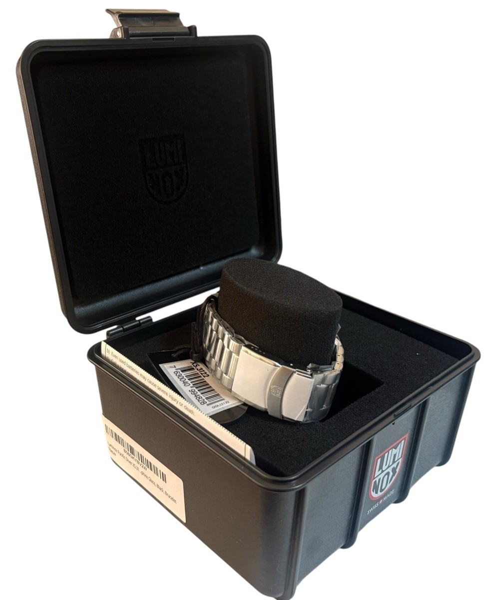 Swiss Luminox Pacific Diver Men’s Stainless Black Dial Tritium Watch XS.3122M.1