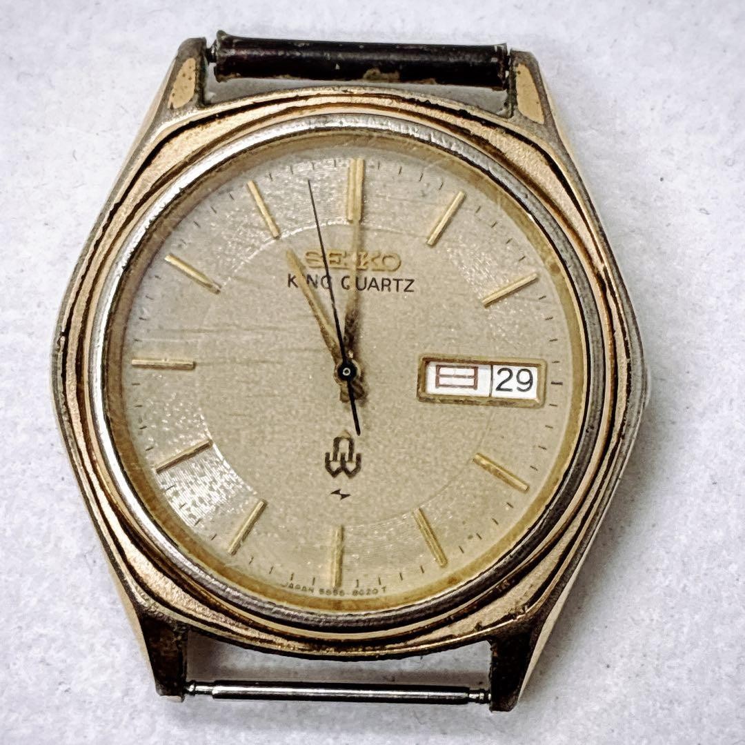 Rare Kameido-made Seiko King Quartz 5856-8010 [Non-functional] For parts, etc.