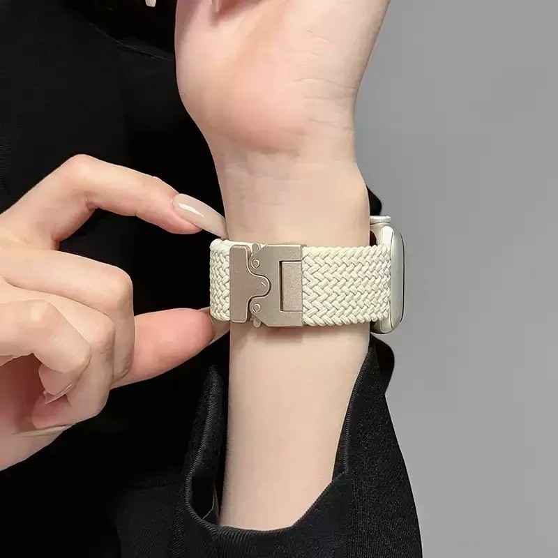Nylon Band For Apple Watch iWatch Strap Series 10 9 8 7 6 SE 5 Ultra 2 38mm-49mm