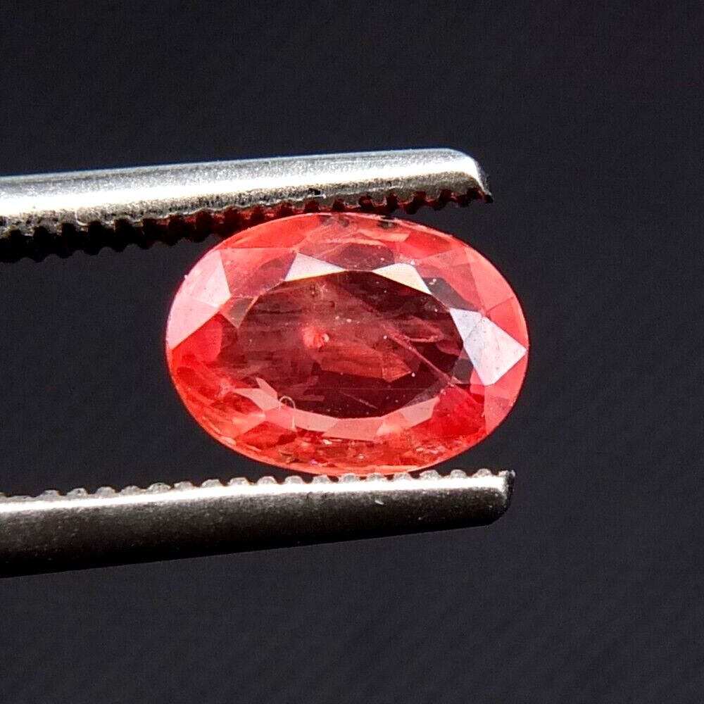 Shola Genuine 1.16 Ct Natural Orange Padparadscha Sapphire Heated from Tanzania