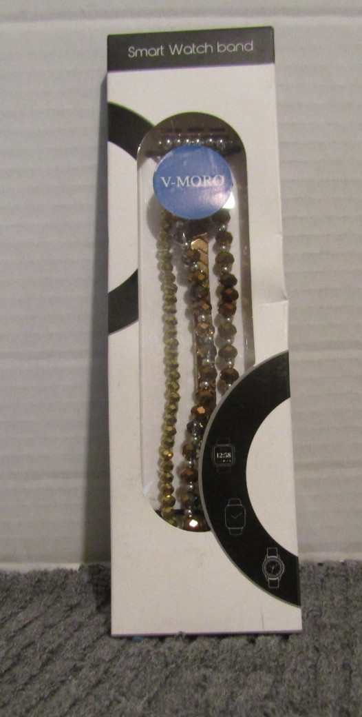 V-MORO Beaded Bracelet Compatible with Apple Watch Band 38mm/40mm/41mm/42mm/44mm