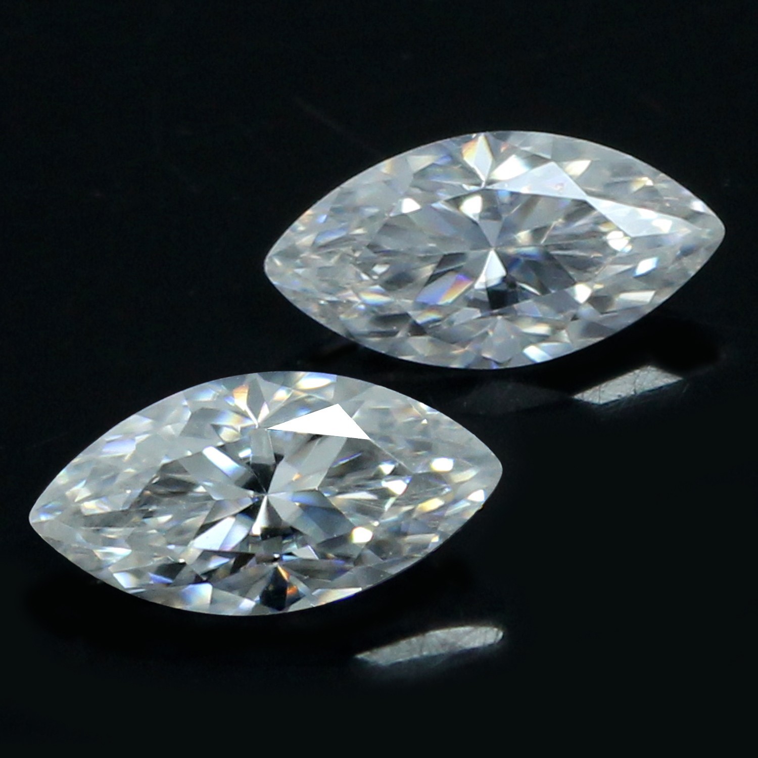 Natural Certified DE Color VVS1 Excellent Cut 2.5×4 MM Marquise Pair Diamond