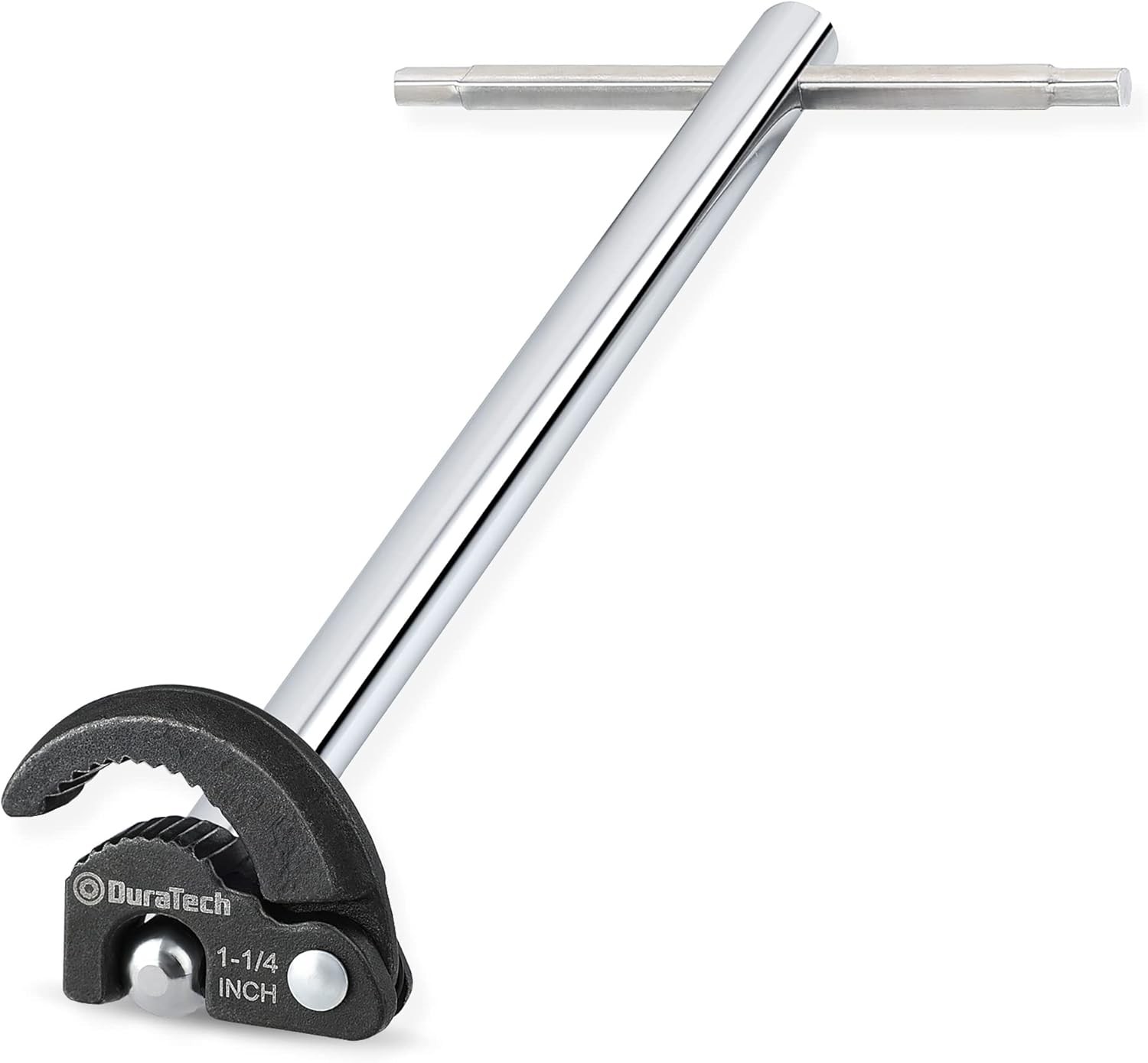 DURATECH 11″ Basin Wrench, Sink Adjustable Tap Silver