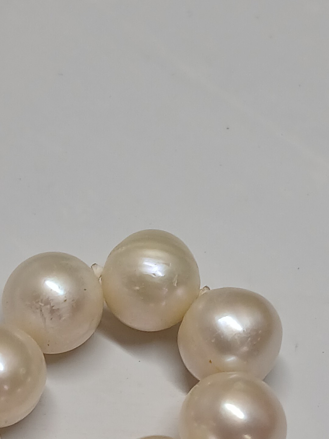Hand-Made GENUINE * PEARL * BRACELET With 925 Clasp 7.5 Inch Long