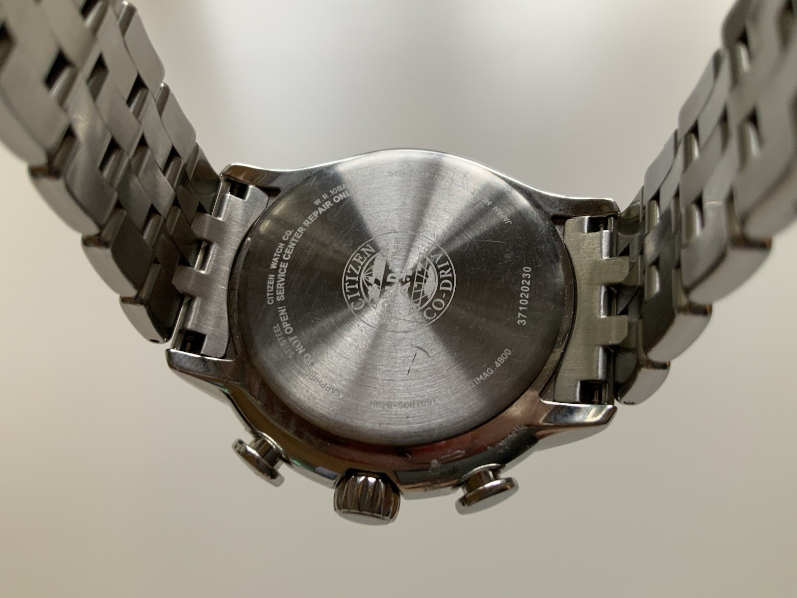 Citizen Eco-Drive Radio Controlled Quartz Watch, Silver Dial, Date, SS Bracelet