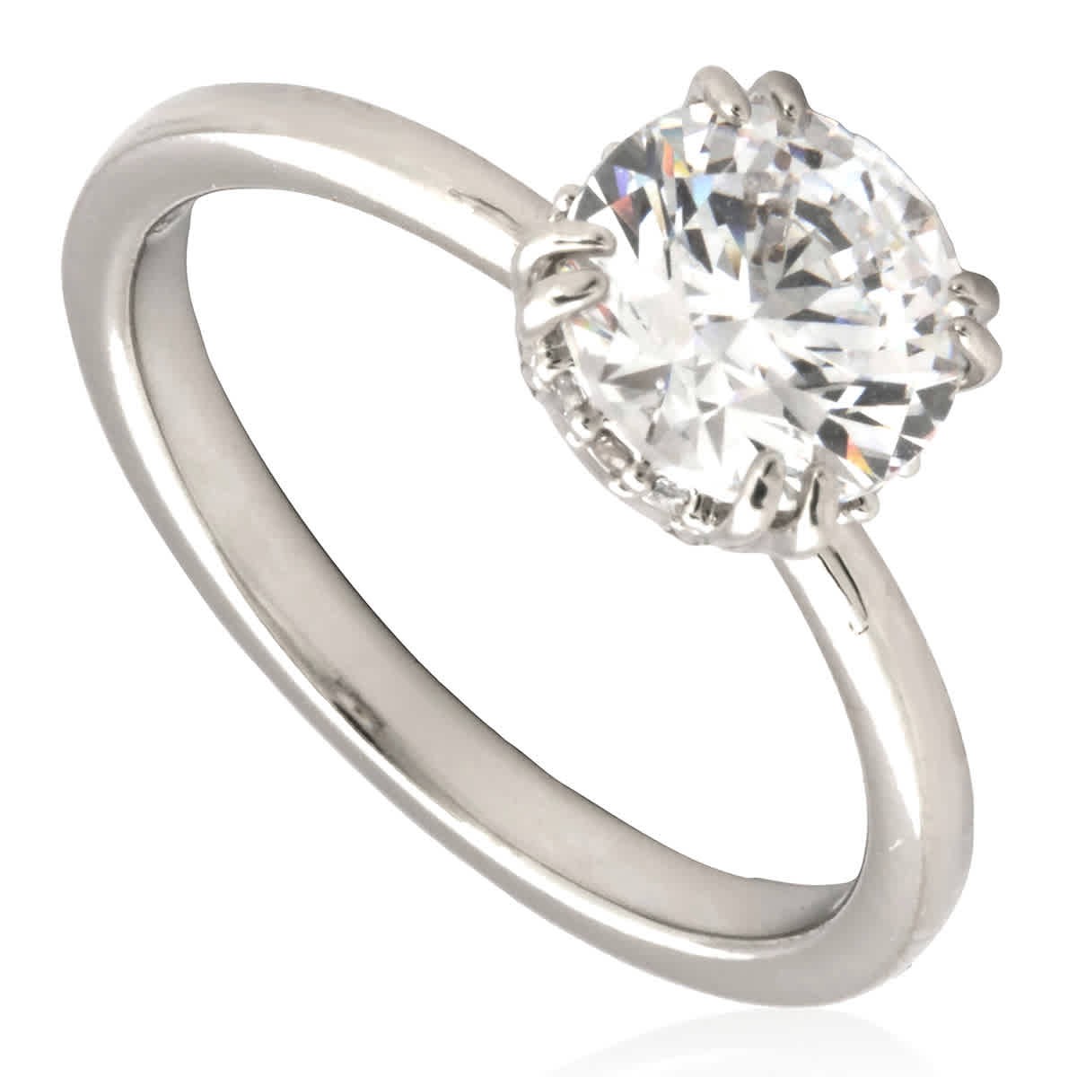 Swarovski Ladies Constella Stilla White Cocktail Ring, Size 50 (US 4.75)