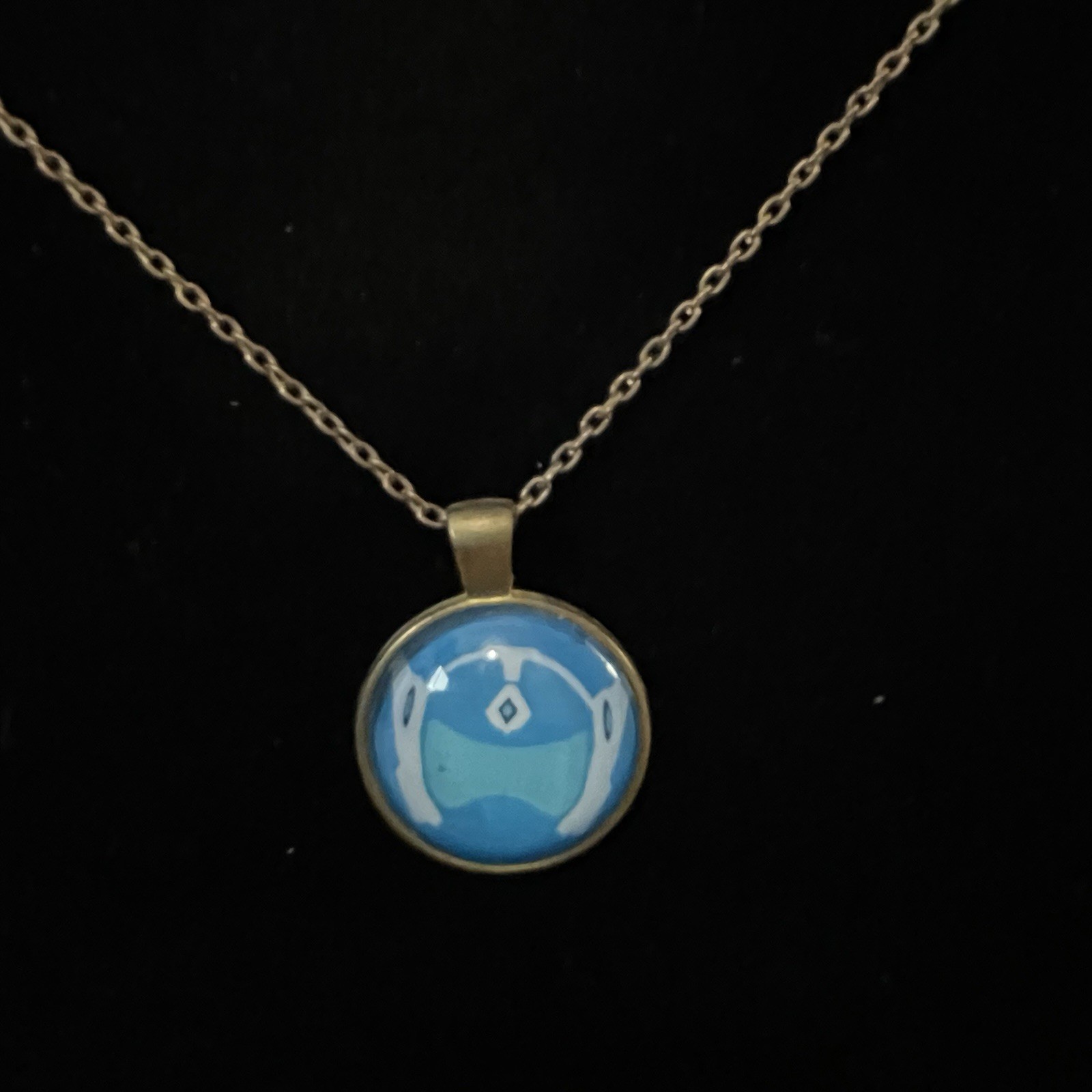 Overwatch Symmetra logo pendant necklace