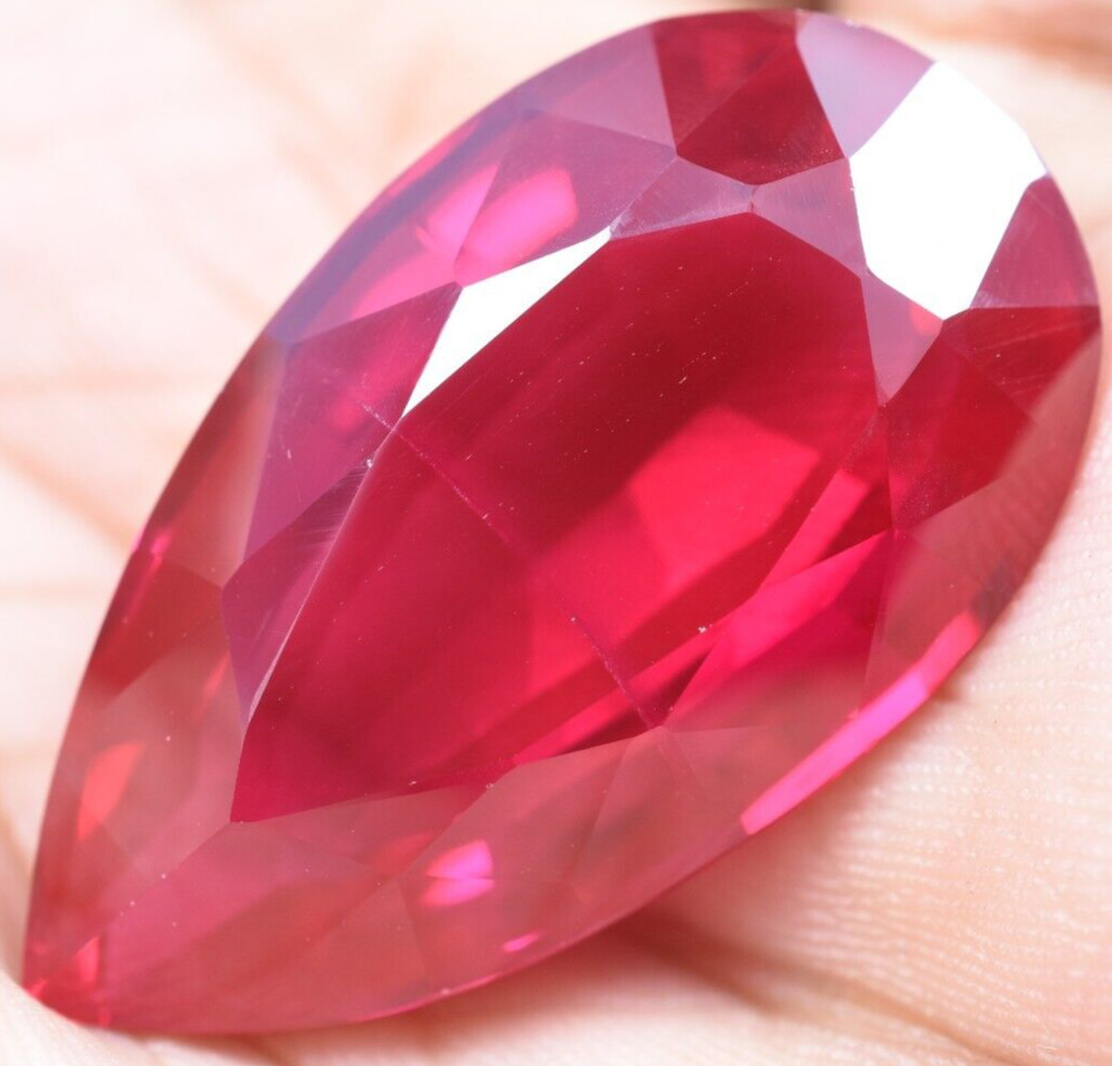Natural 63.30 Ct Mogok Pink Huge Ruby Sparkling GGL Certified Treated Gemstone