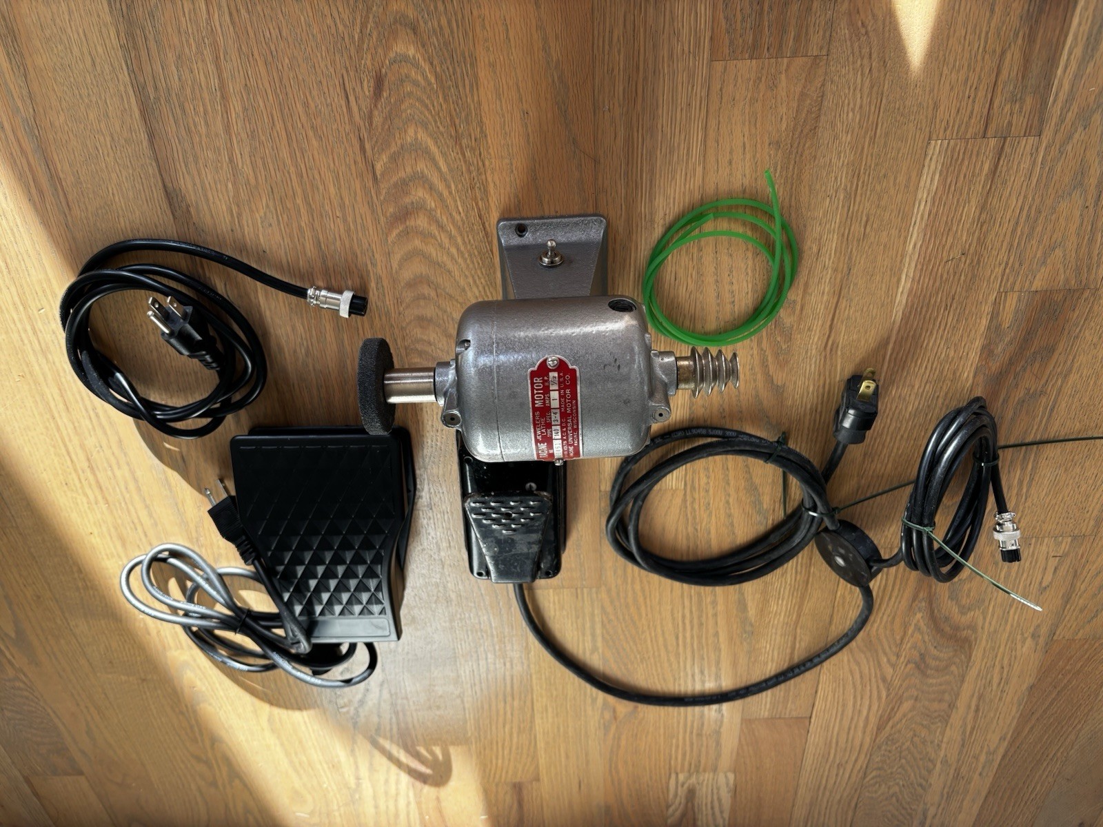 Racine Jewelers WATCHMAKER Lathe Motor VARIABLE SPEED 2 Directions