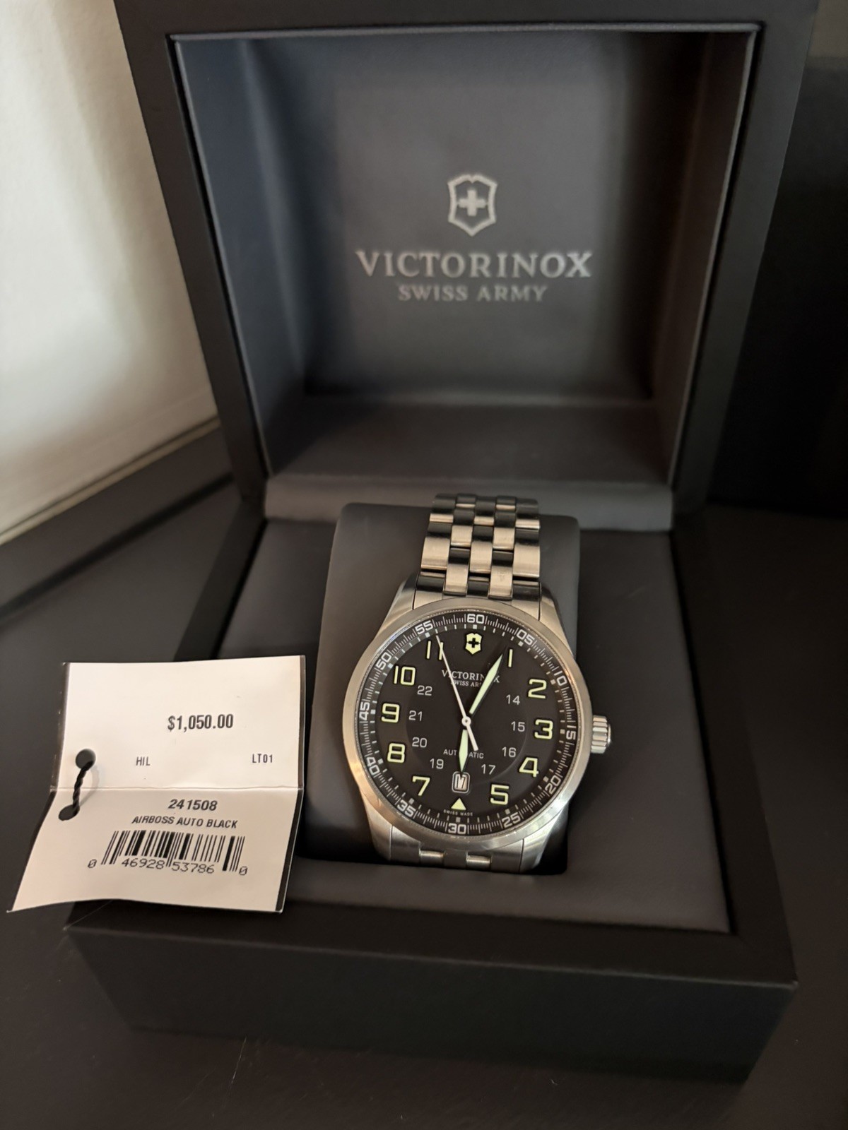 Victorinox Airboss Automatic – 42mm – ETA Movement – Exhibition Caseback