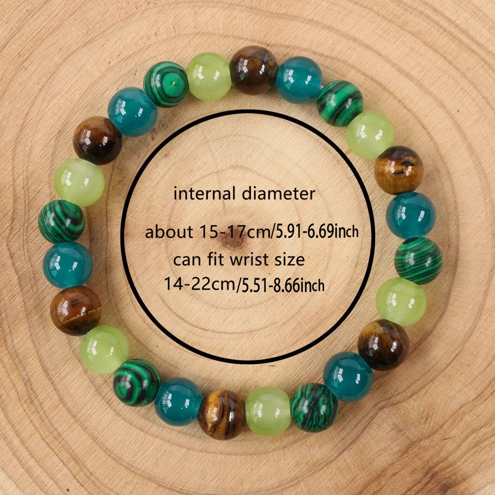 rich money bracelet women tiki Bohemian Natural stone Tiger eye stone bangles