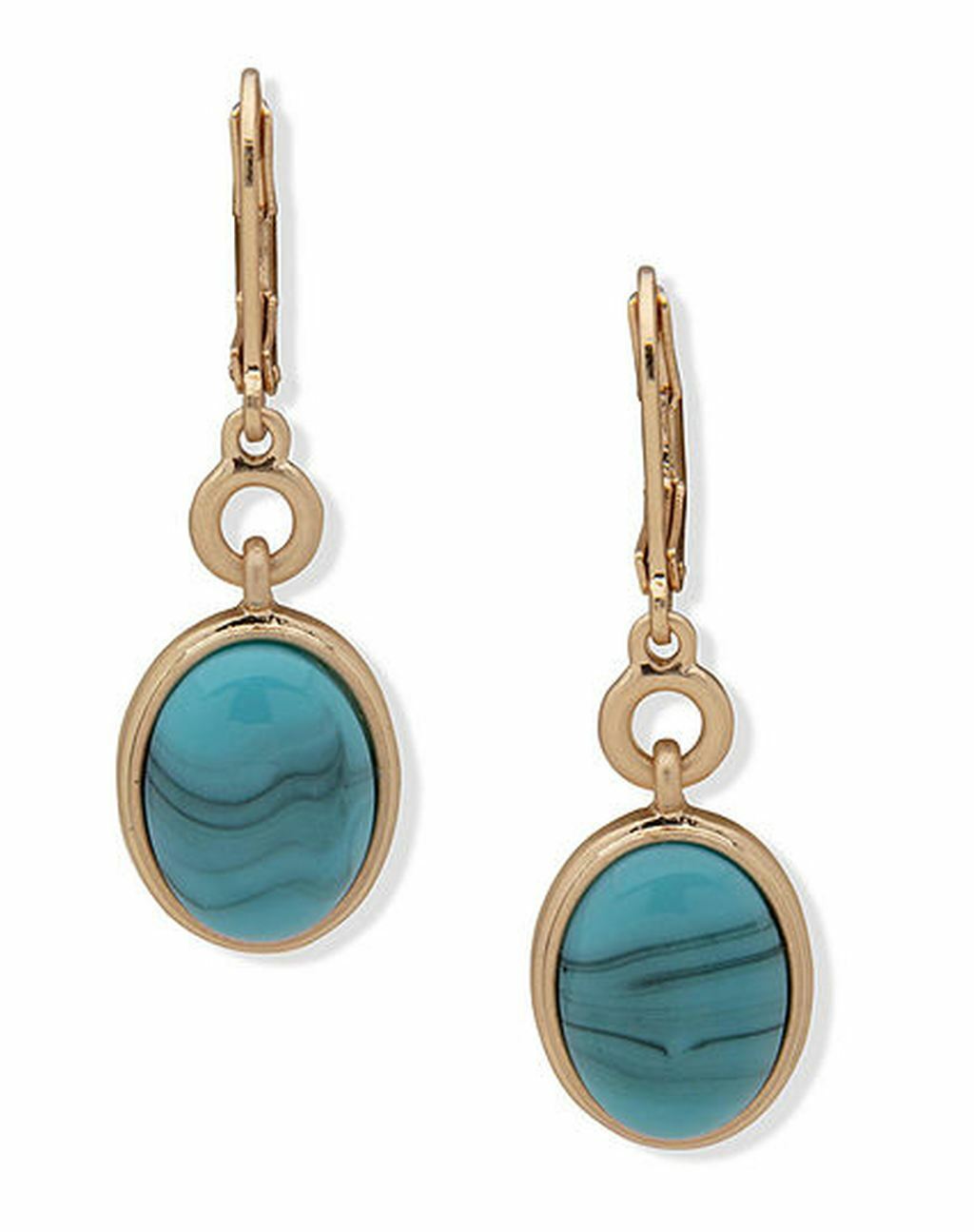 a.n.a Reconstituted Turquoise Drop Earrings
