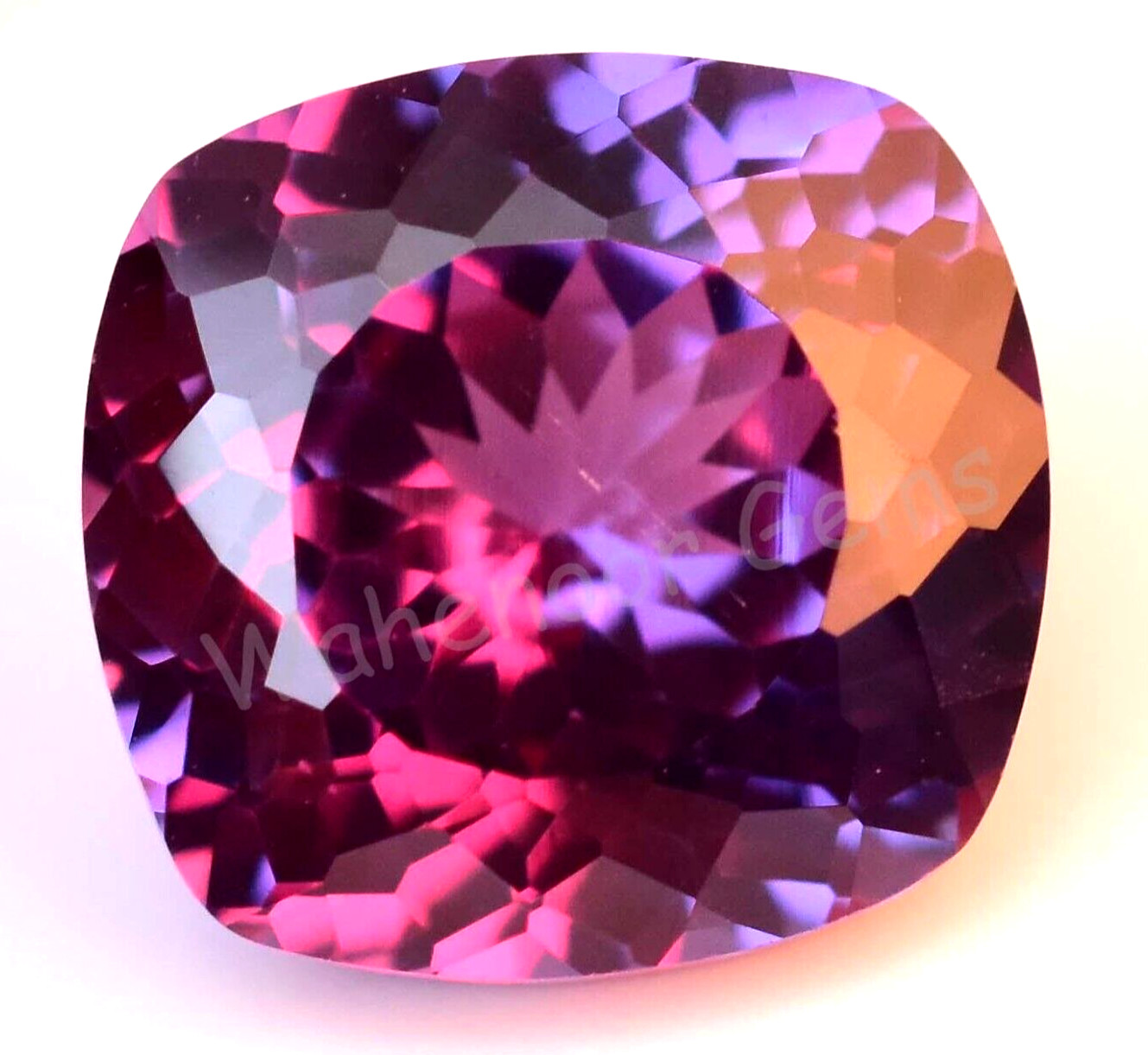 11.25 Ct Natural Color Change Alexandrite Cushion AGL Certified Loose Gemstone