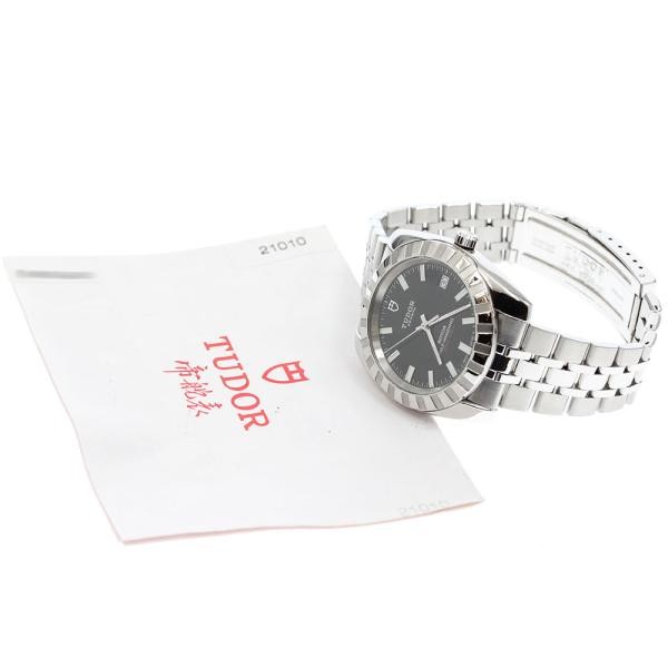 TUDOR HERITAGE 21010 37mm SS Black #C19282