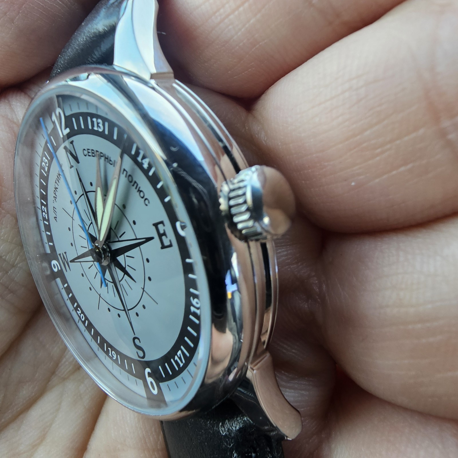 New! Men’s watch RAKETA Arctic North Pole Rare watch, Mechanical watch Soviet