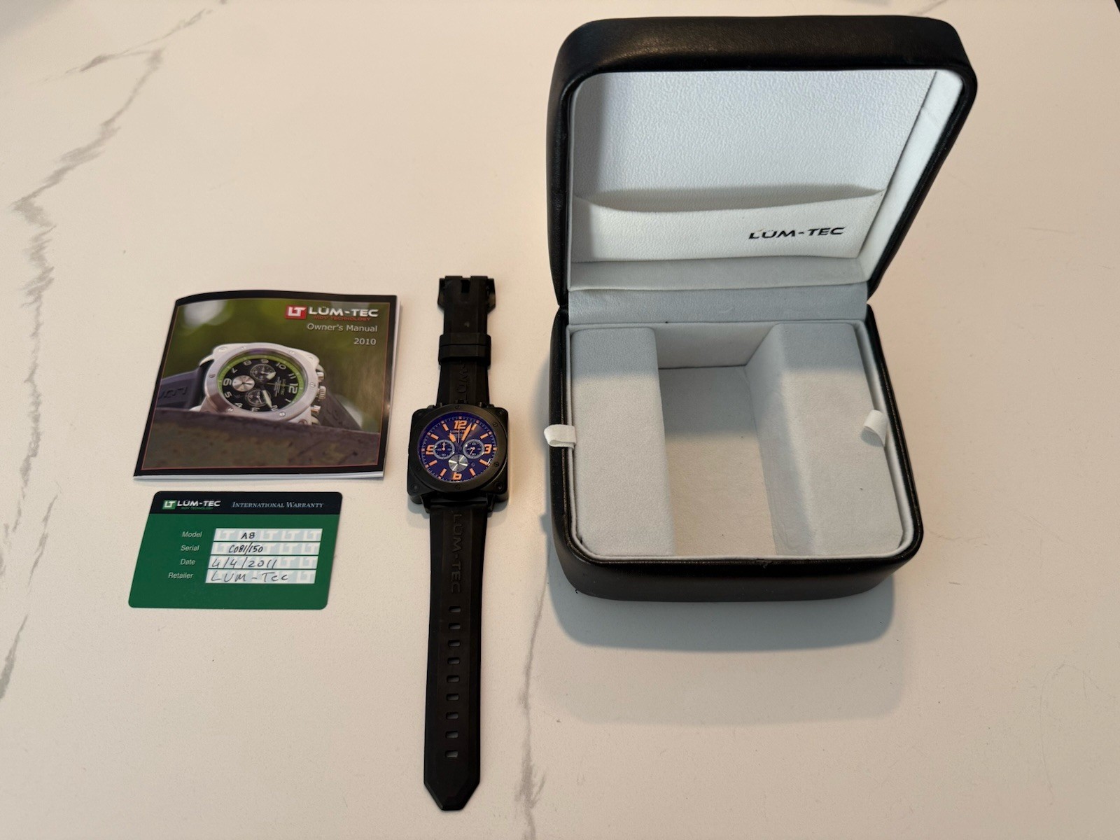 Limited Edition Watch Lum-Tec Bull 45 A5 081/150 – RARE L@@K