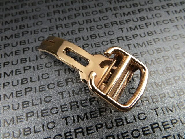 New 18mm 16mm 12mm Deployment Buckle Folding Clasp CARTIER Rose Pink Gold x1