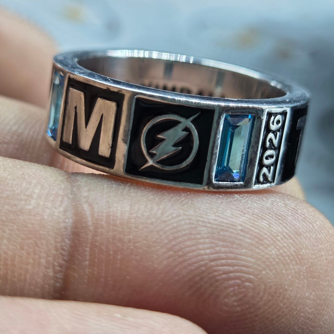 Order Now For 2026 Graduation Men And Women 925 Silver Decorated Band Class Ring
