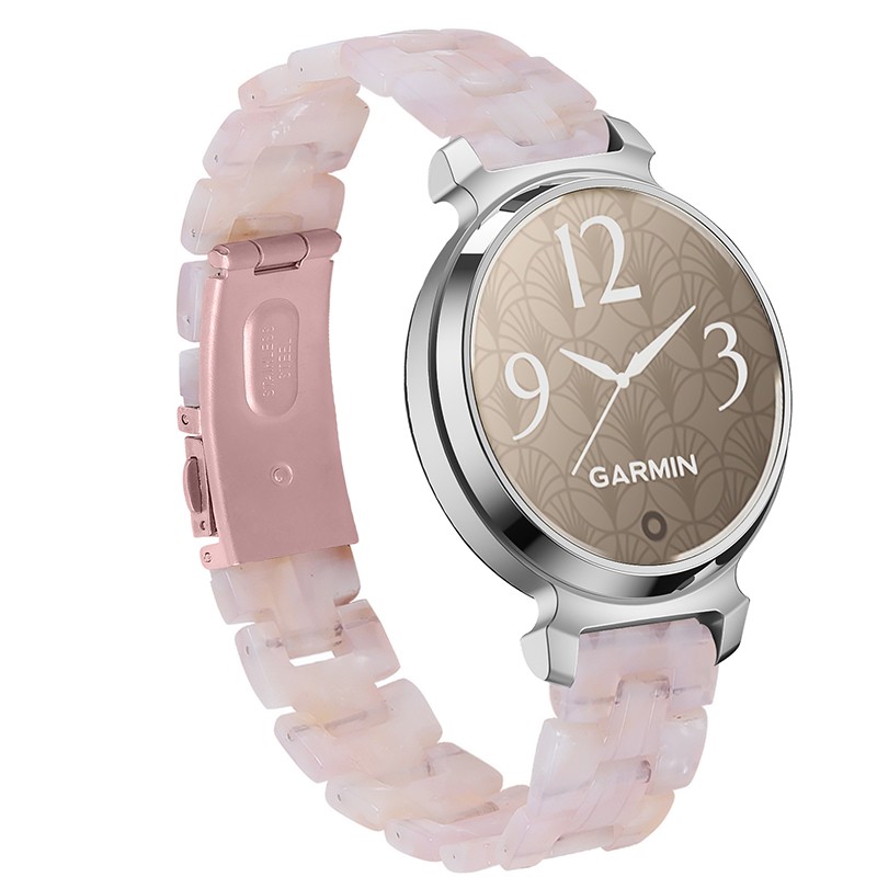 For Garmin Lily 2 Resin Stainless Steel Watch Strap Band Replacement Strap