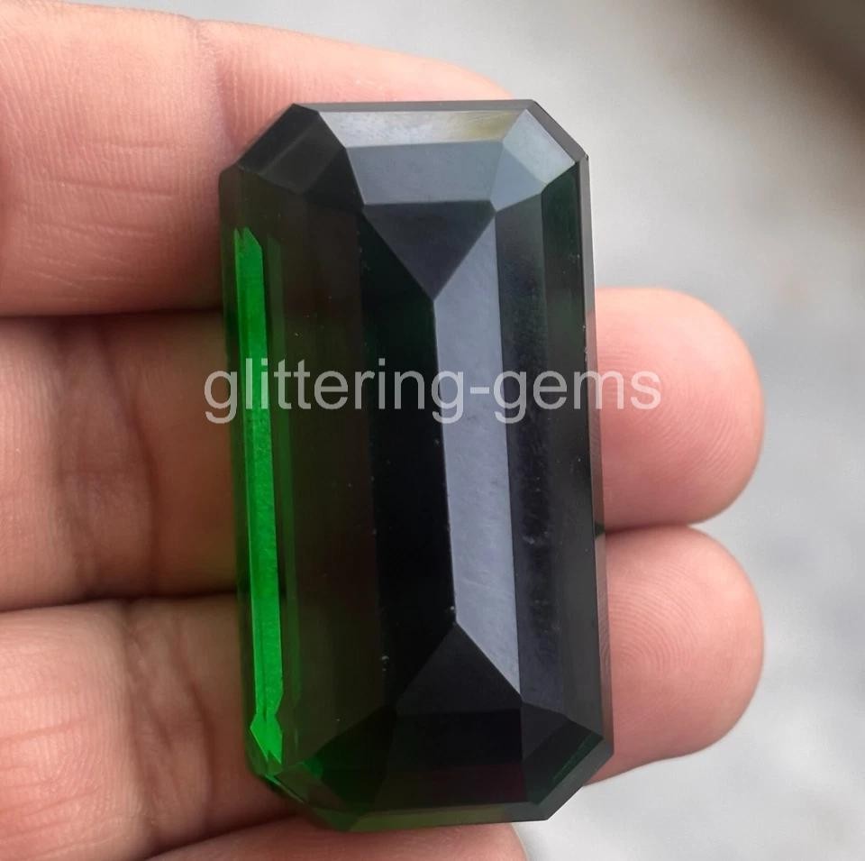 205 Ct Natural Colombian Emerald Rich Green Loose Gemstone IGL Certified 5AOE
