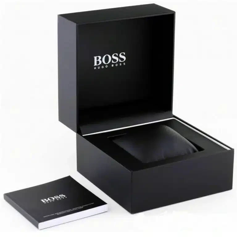 Original Hugo Boss Allure 1513921 Men’s 44mm Chronograph Watch Blue Dial