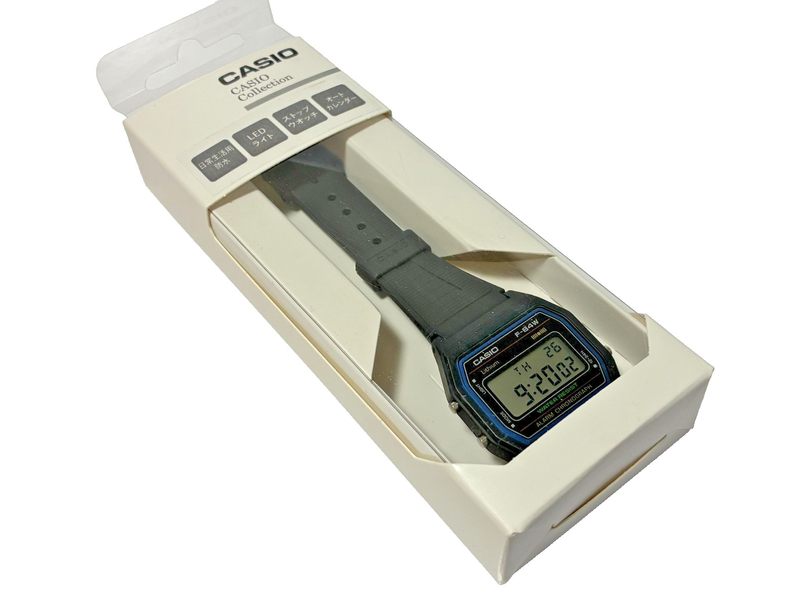 CASIO F-84W-1QJH Digital Watch Classic Slim Design Genuine Japan New