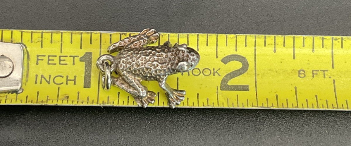 PRB? Sterling Silver Frog Charm