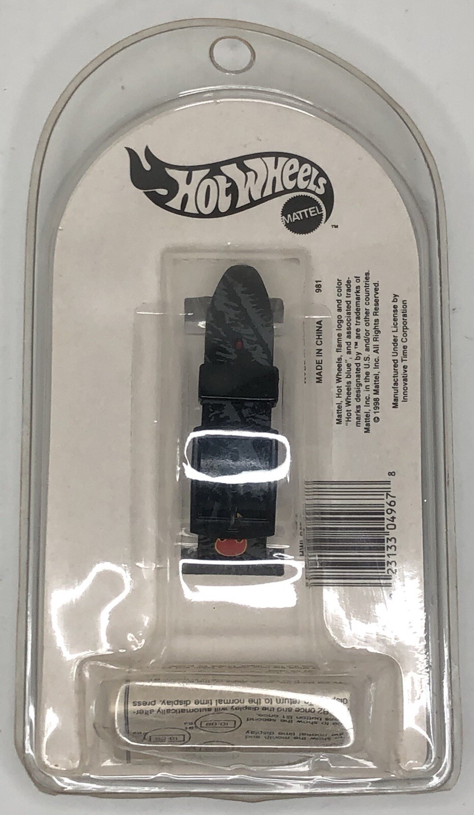 Hot Wheels Mattel Timepiece by Innovative Time Flame Logo Digital Watch NIP