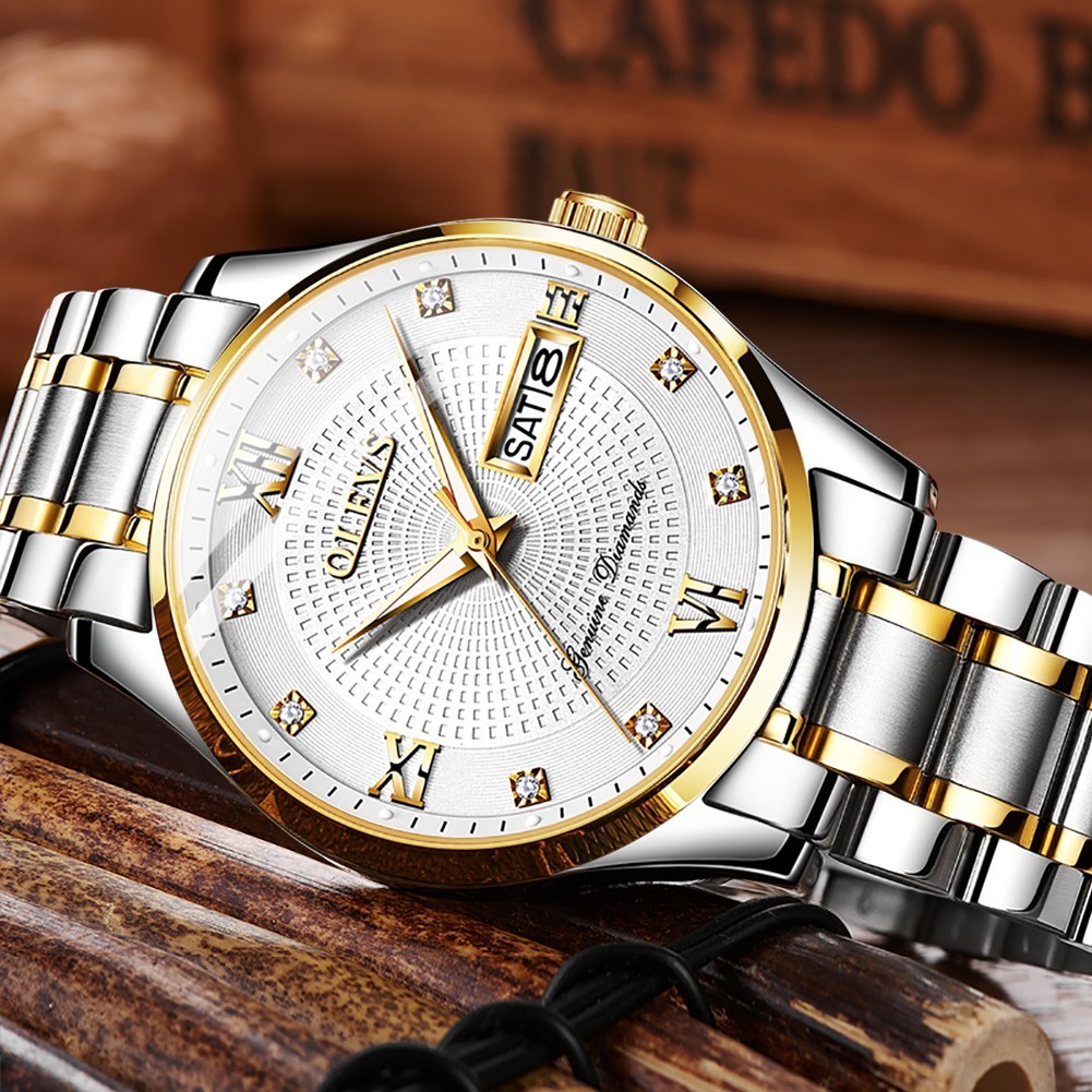 OLEVS 6603 Multi Functional Simplicity Calendar Display Business Automatic Watch