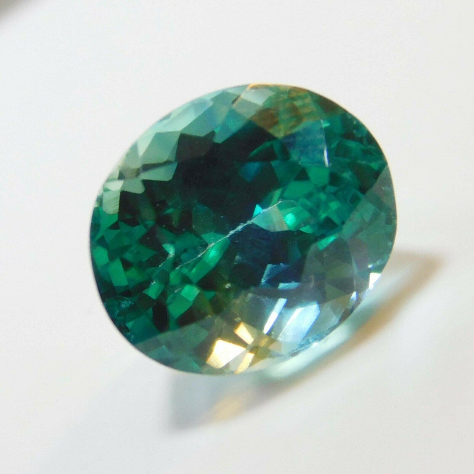 Green Copper 10.23 Ct Natural Certified Bearing Unheated Paraiba Rare Tourmaline