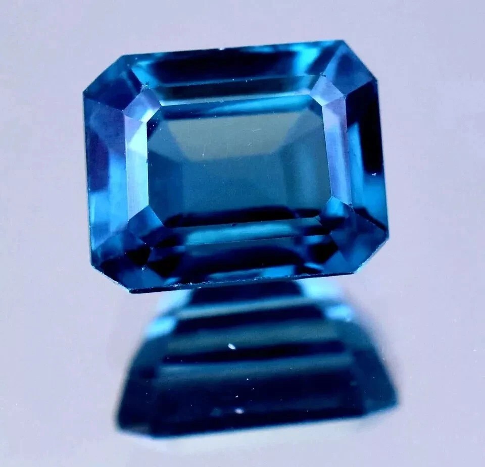 A+ Kyanite Blue Emerald Unheated Certified Fabulous Ink 4+ Ct Natural Gemstone