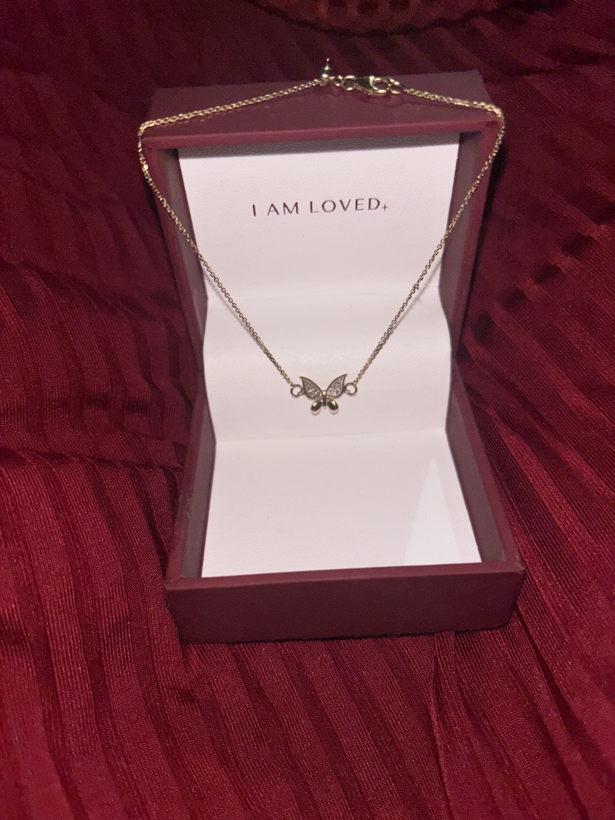 Diamond Accent Butterfly Bracelet In 1OK Yellow Gold 8 Inch| Helzberg Diamonds