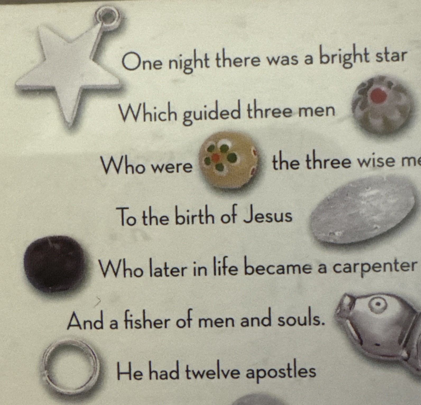 His Story Beaded Bracelet Christ Religious New In Package Roman Inc Jesus God