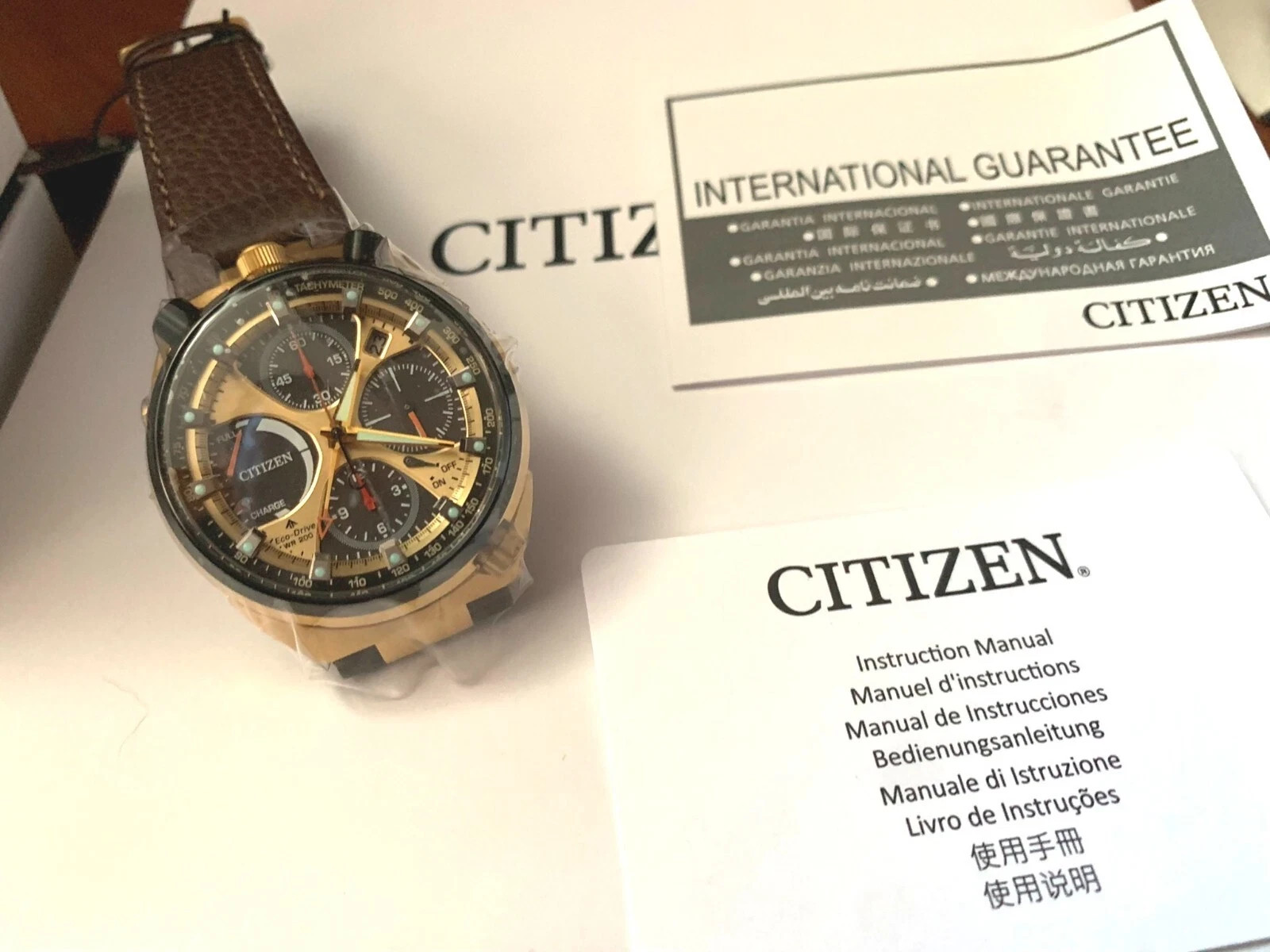 Citizen Ø 45mm Eco-Drive Promaster Tsuno Chrono Racer AV0072-01X Bullhead alarm
