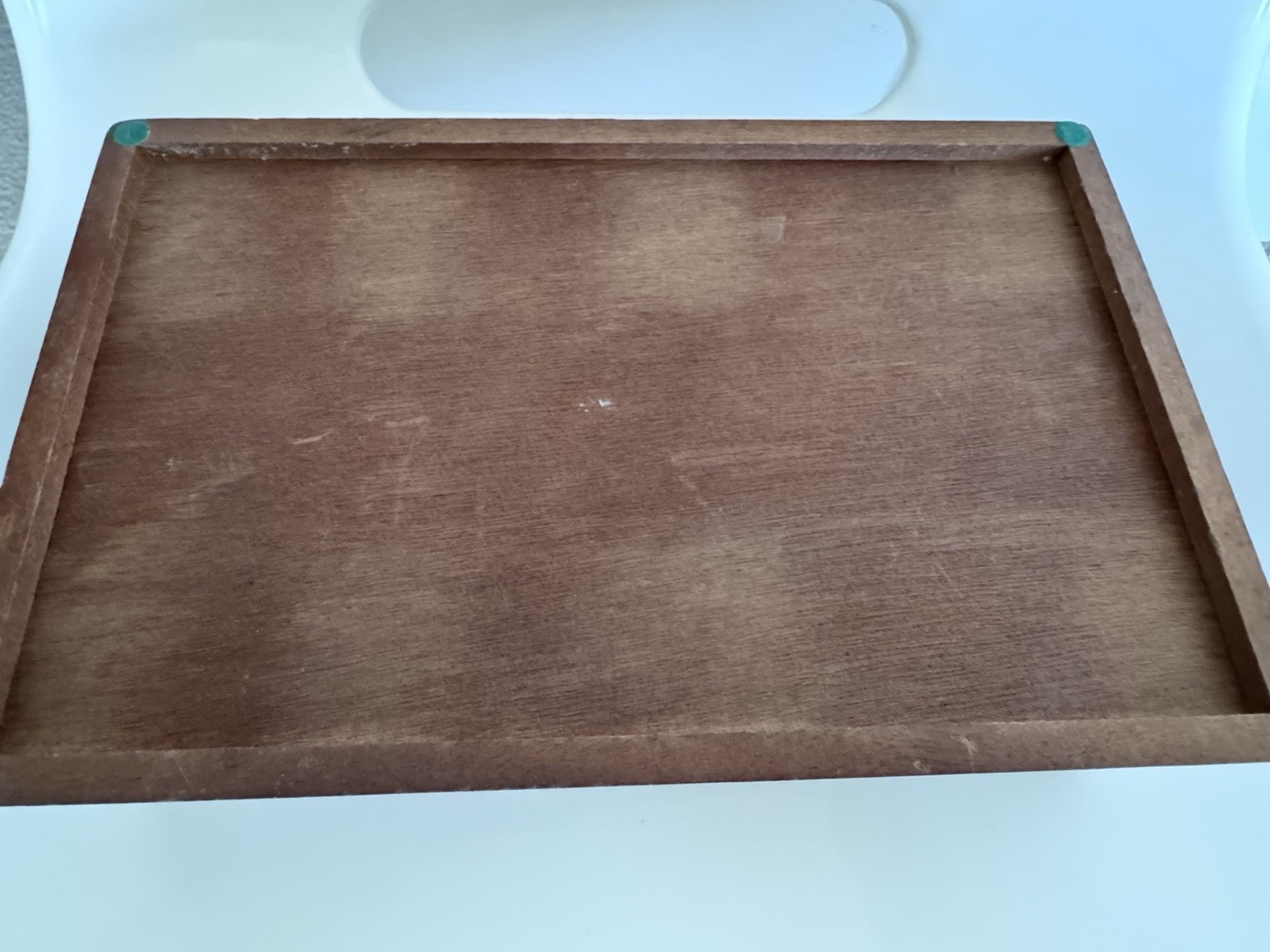 Vintage Victorian Wooden Jewelry Box Parquet Inlay Valet Stash Keepsake Trinket