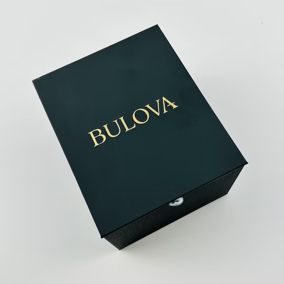 Bulova Classic Marine Star 96B395 Orange Dial Chronograph Men’s Quartz Watch New