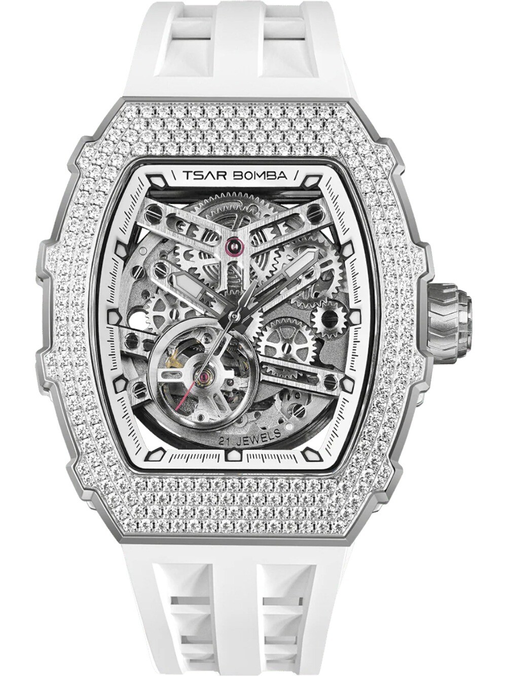 Tsar Bomba TB8208D-11 Mens Watch Elemental Zirconia Automatic 43mm 5ATM